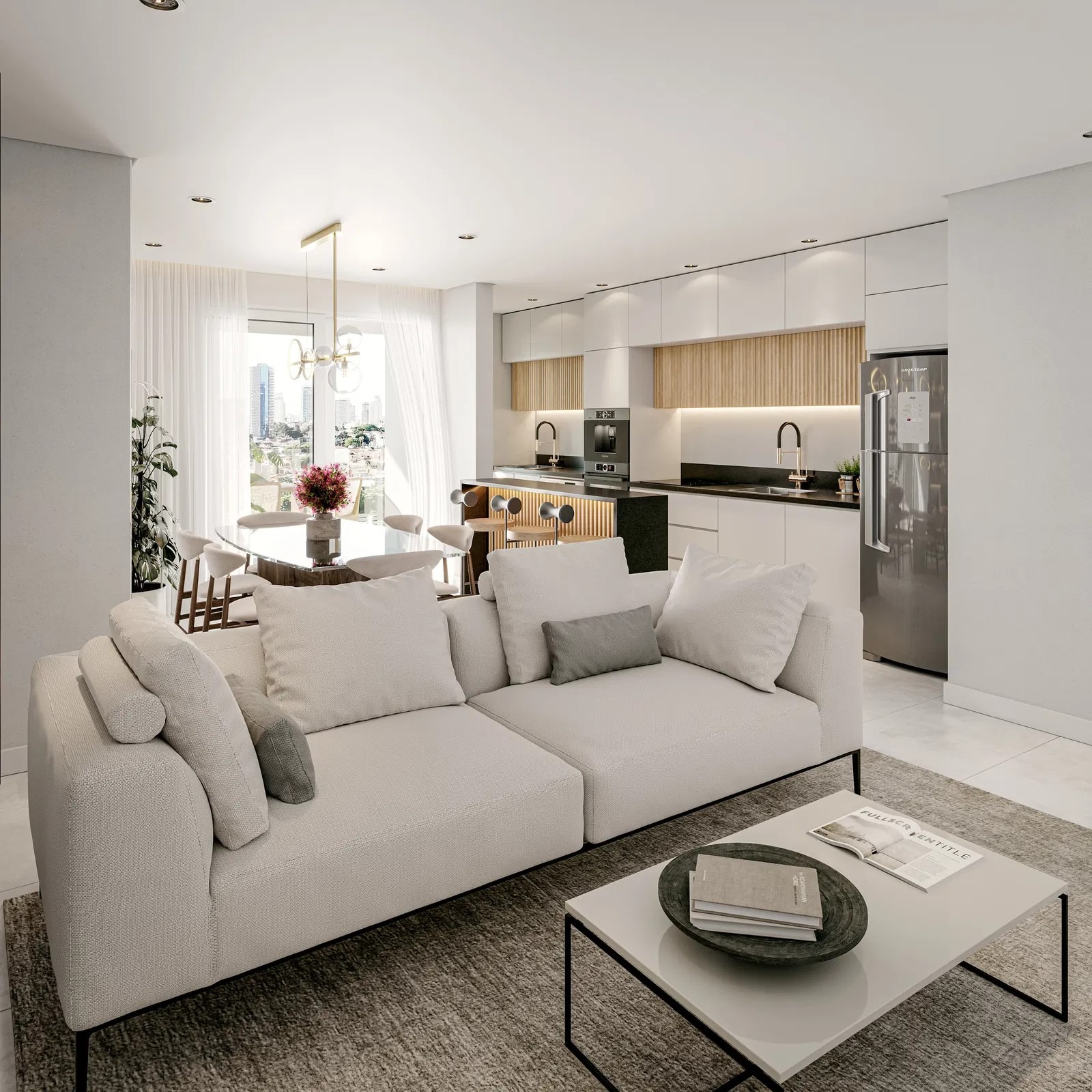 Apartamento à Venda em Itajaí-SC, Bairro Fazenda: 3 Quartos, 1 Suíte, 2 Salas, 2 Vagas de Garagem, 102,09 m² de Área.