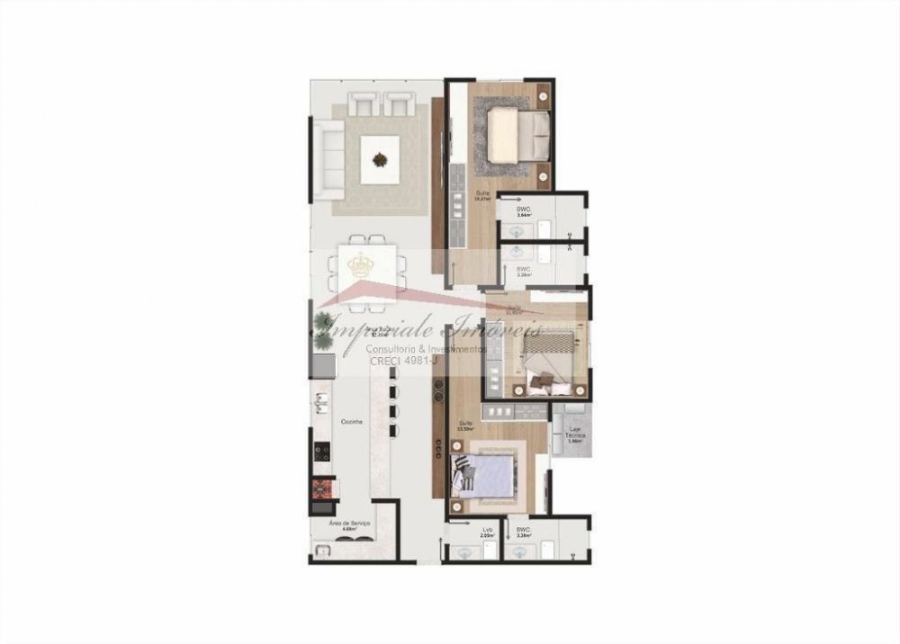Apartamento de Luxo à Venda em Balneário Camboriú - 3 Quartos, 3 Suítes, 2 Salas, 4 Banheiros - Imperdível!