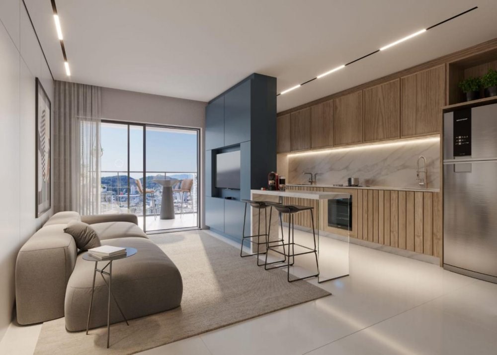 Apartamento à venda em Itajaí-SC, bairro Fazenda, 2 quartos, 2 suítes, 2 salas, 3 banheiros, 1 vaga, 86m². Venha conferir!