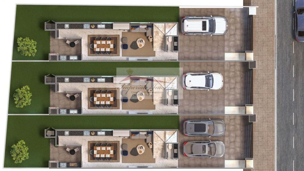 Sobrado de luxo no centro de itajaí-sc: 3 quartos, 3 suítes,