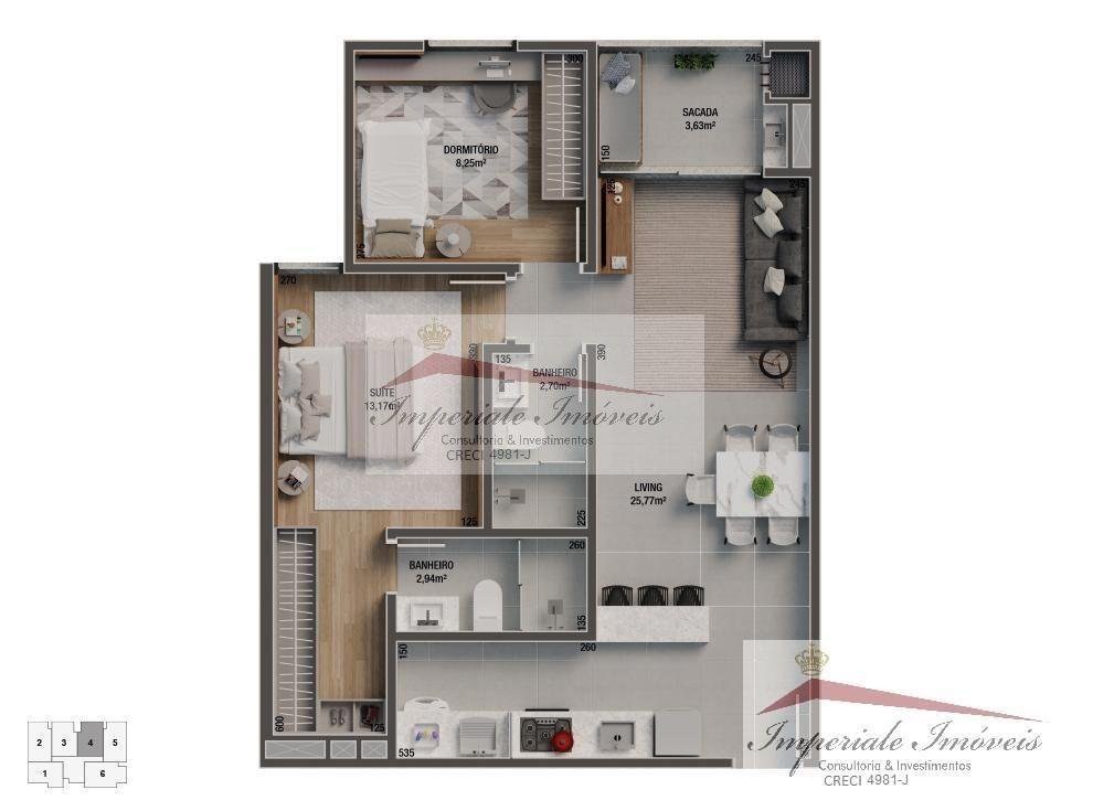 Imperdível oportunidade: apartamento de 3 quartos na vila op