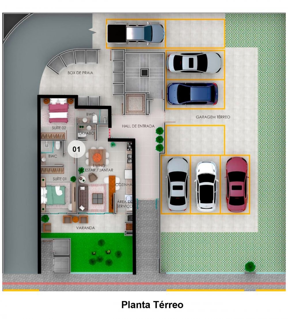Cobertura de luxo à venda em Bombas, Bombinhas-SC: 4 quartos, 4 suítes, 4 banheiros, 2 vagas de garagem, 198m².