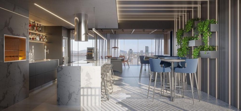Apartamento à venda no Centro de Itajaí-SC: 2 quartos, 1 suíte, 2 salas, 1 banheiro e 80,94 m² de área.