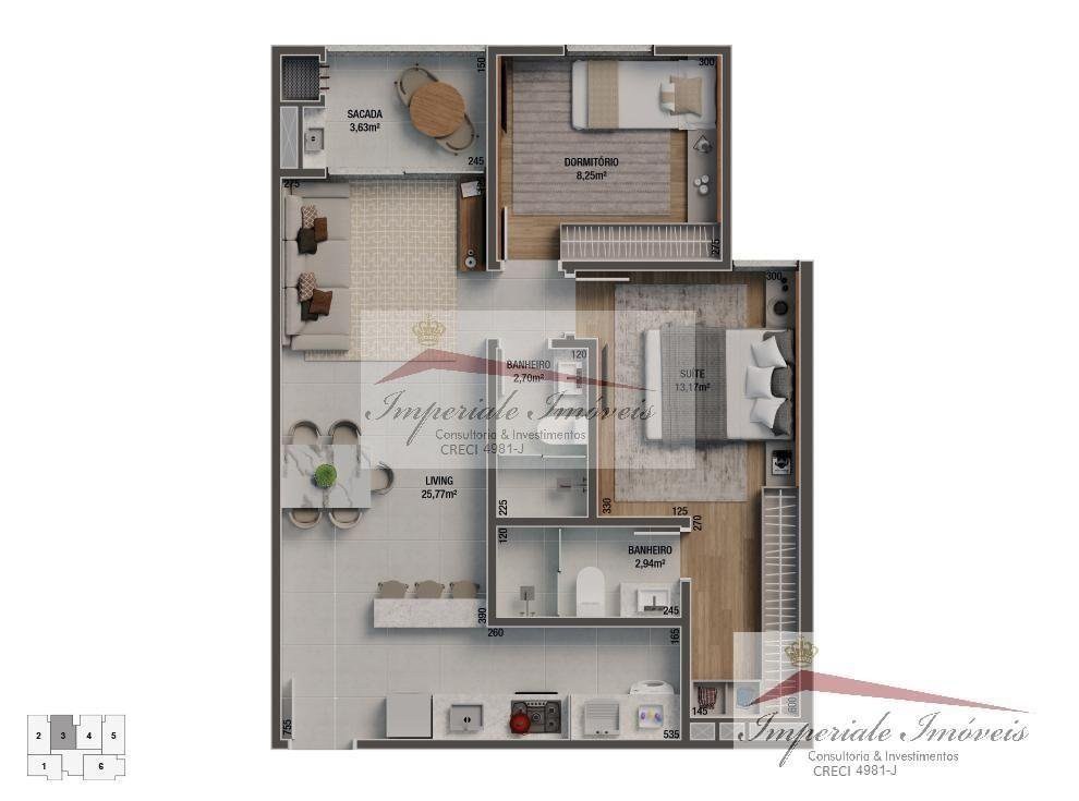 Imperdível oportunidade: apartamento de 3 quartos na vila op