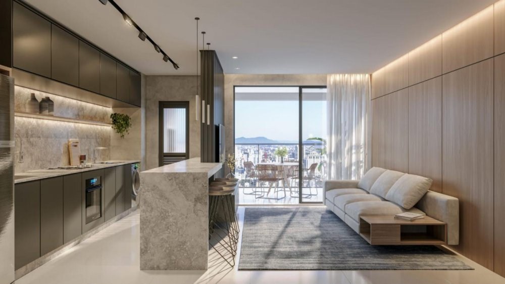 Apartamento à venda em Itajaí-SC, bairro Fazenda, 2 quartos, 2 suítes, 2 salas, 3 banheiros, 1 vaga, 86m². Venha conferir!