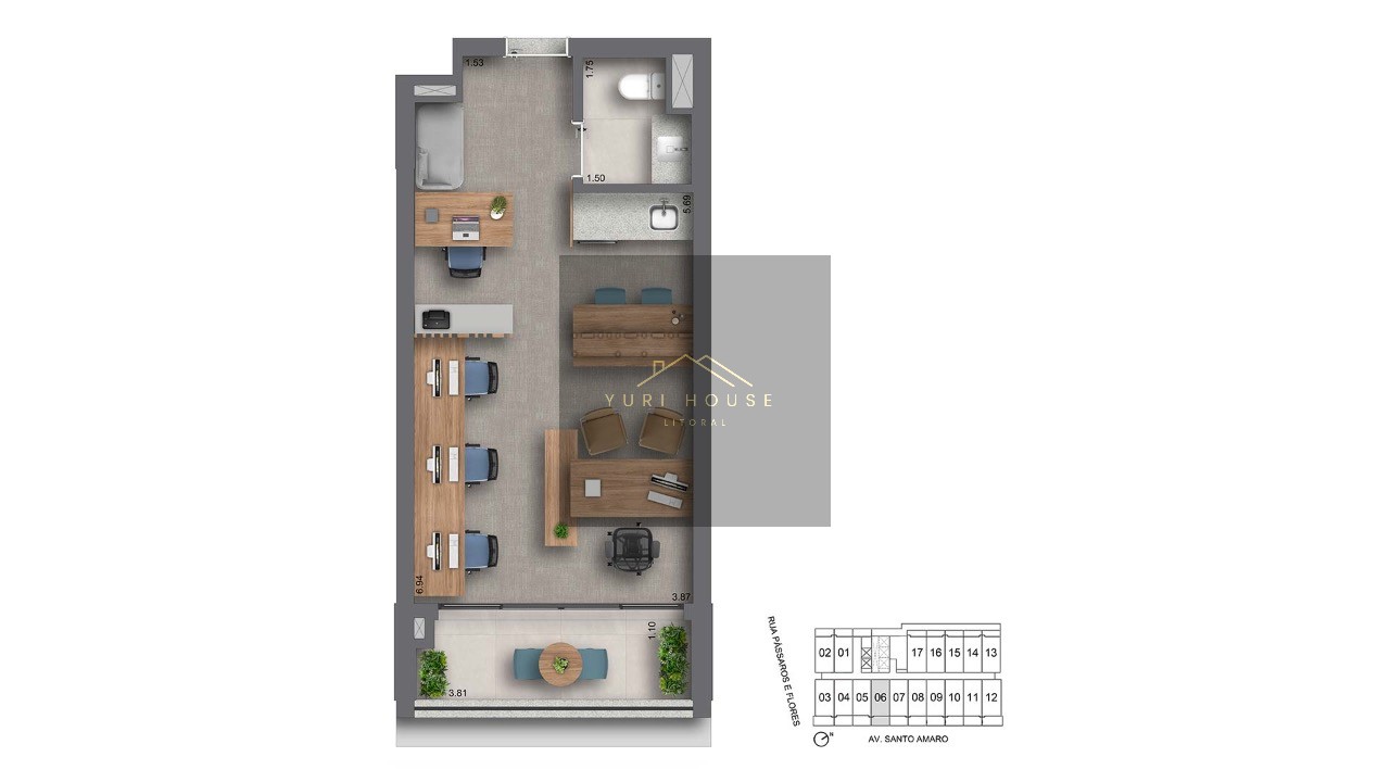 Apartamento, 1 quarto, 37 m² - Foto 18