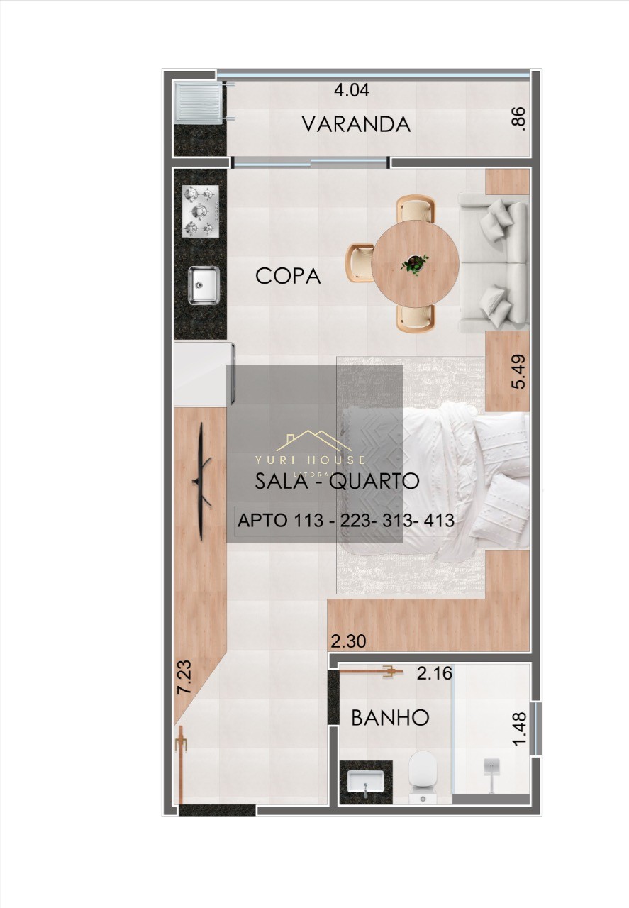 Apartamento, 1 quarto, 35 m² - Foto 33