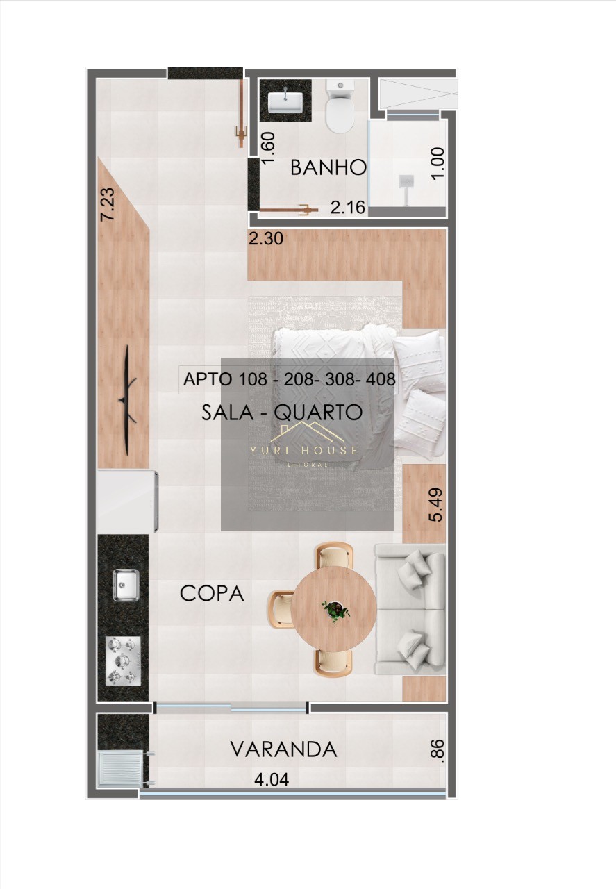 Apartamento, 1 quarto, 35 m² - Foto 30