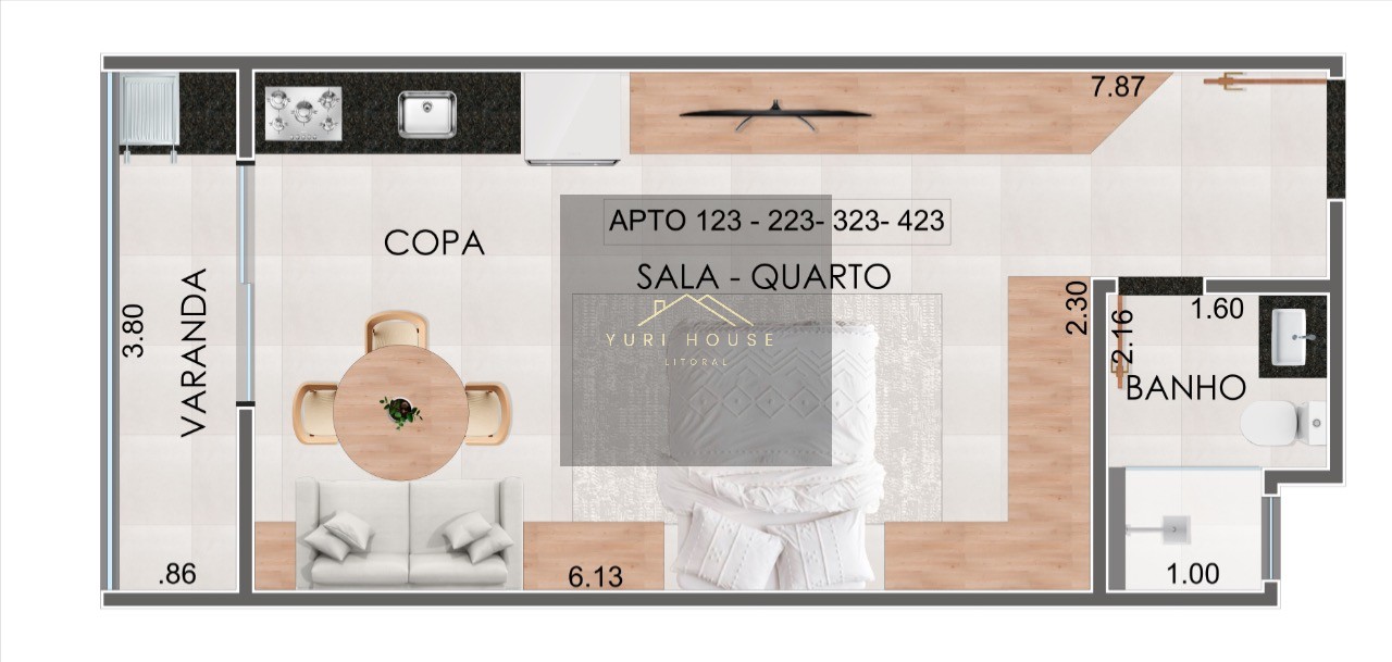 Apartamento, 1 quarto, 35 m² - Foto 34