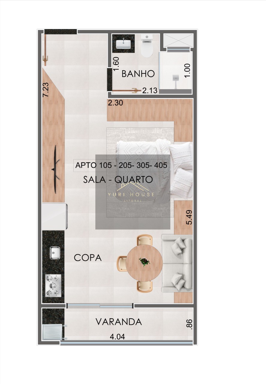 Apartamento, 1 quarto, 35 m² - Foto 25