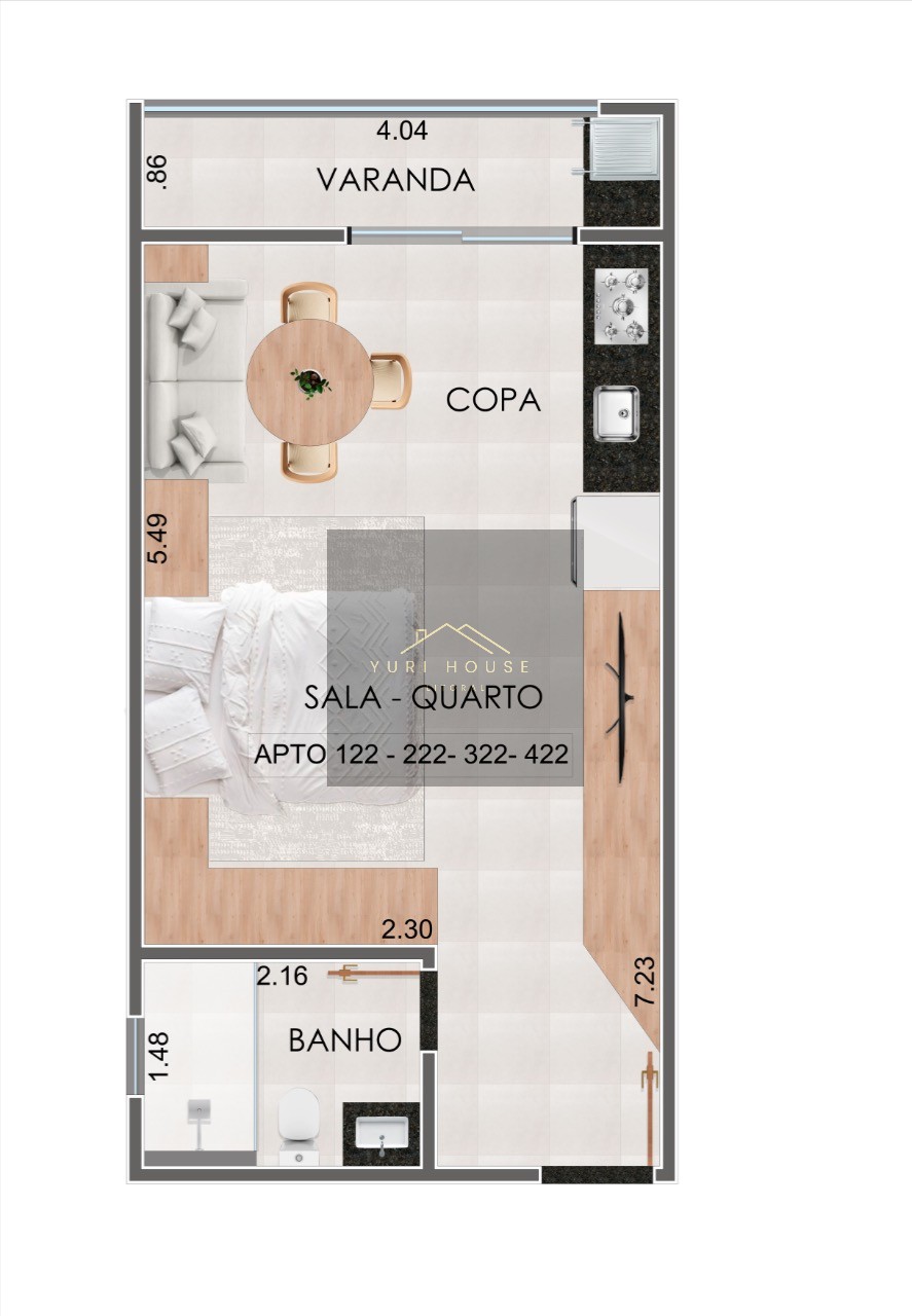 Apartamento, 1 quarto, 35 m² - Foto 38