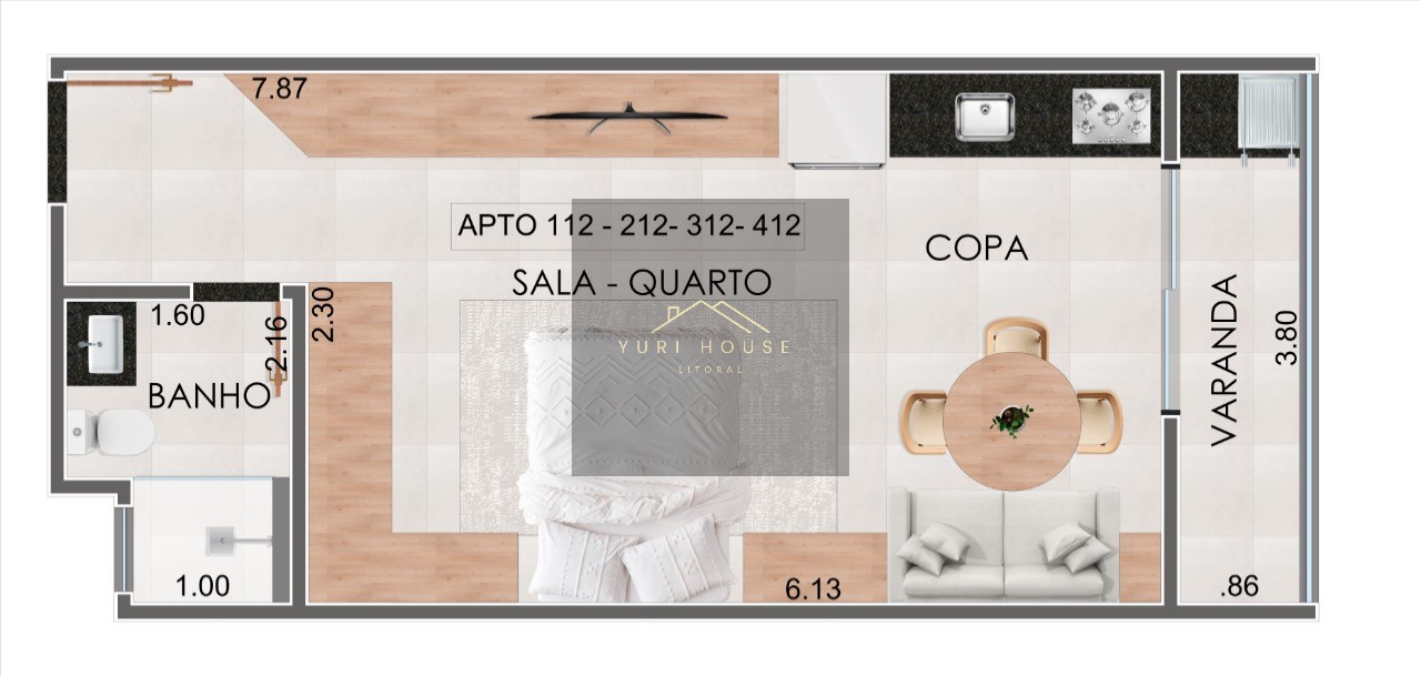 Apartamento, 1 quarto, 35 m² - Foto 32