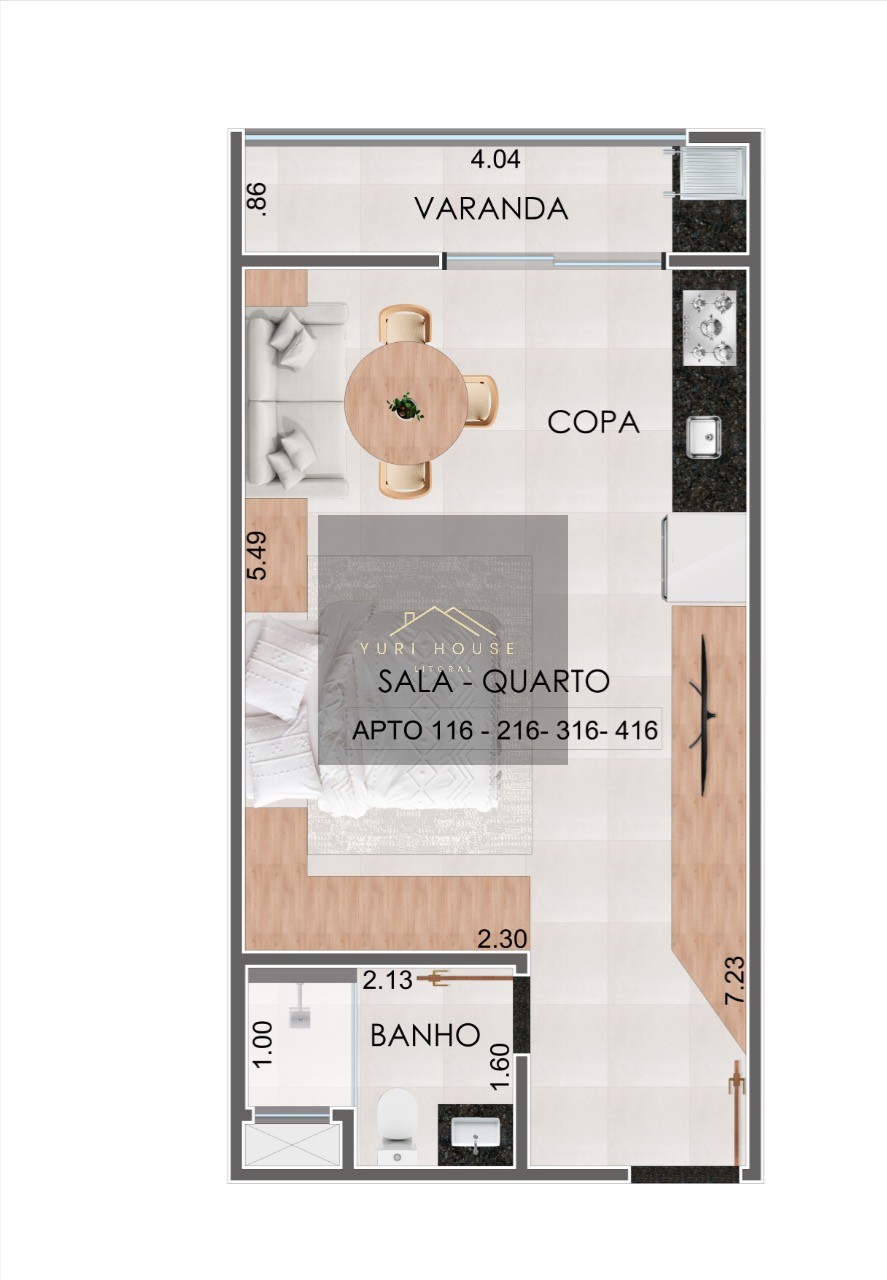 Apartamento, 1 quarto, 35 m² - Foto 36