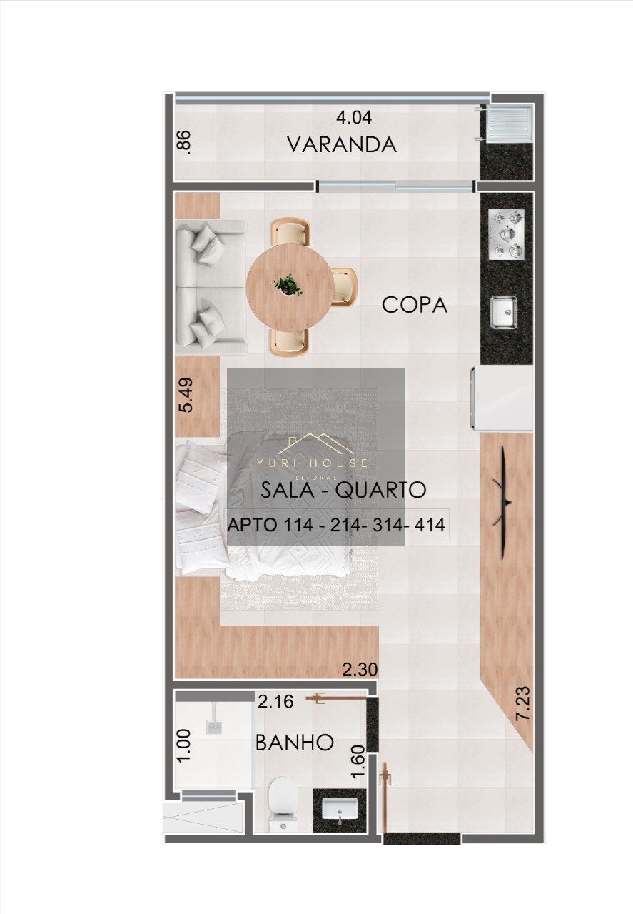 Apartamento, 1 quarto, 35 m² - Foto 31
