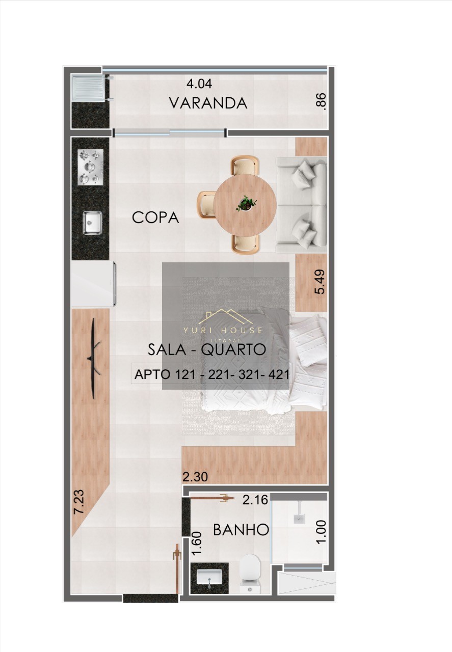 Apartamento, 1 quarto, 35 m² - Foto 39