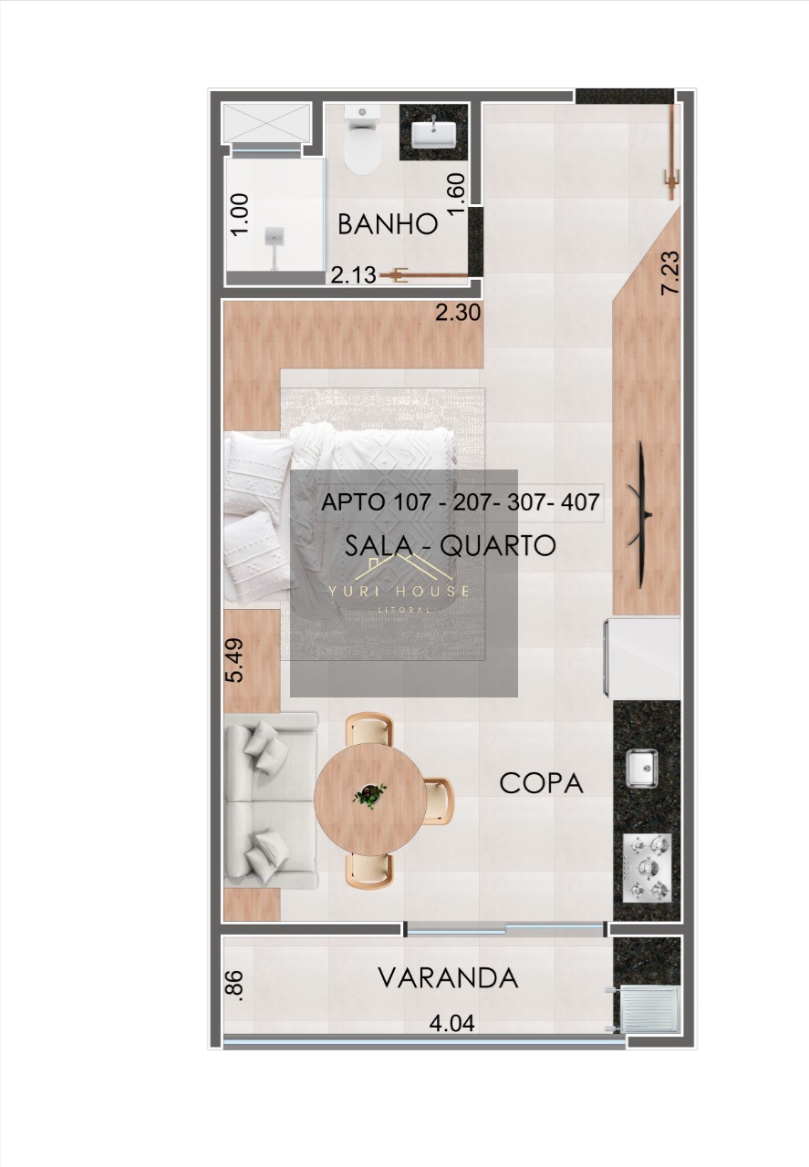 Apartamento, 1 quarto, 35 m² - Foto 27