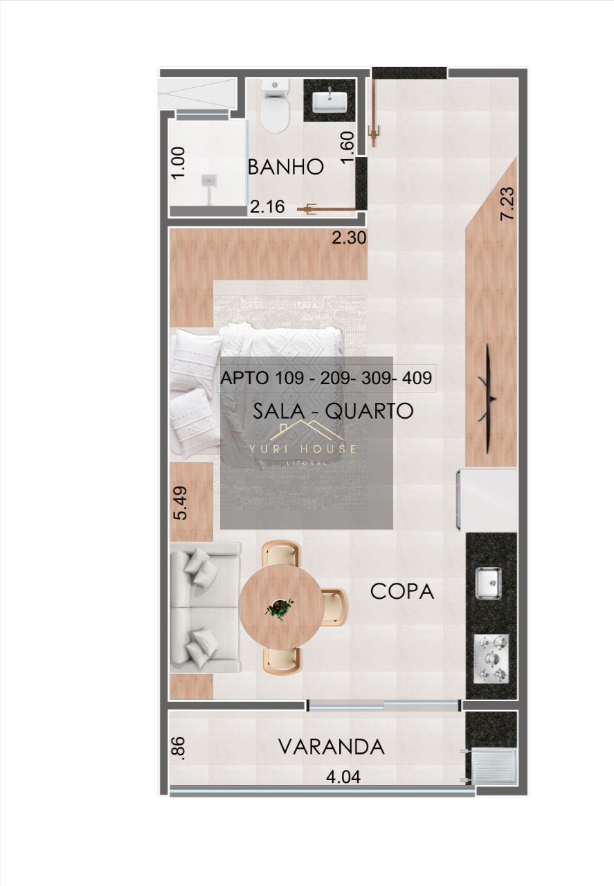 Apartamento, 1 quarto, 35 m² - Foto 26