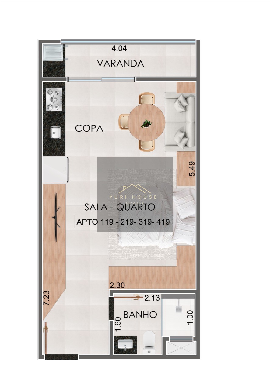 Apartamento, 1 quarto, 35 m² - Foto 37