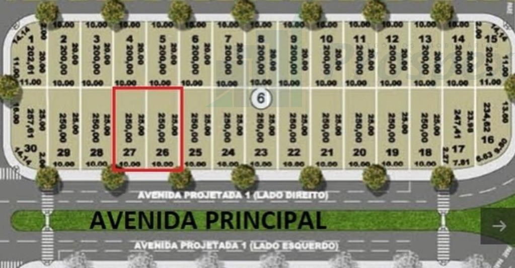 Loteamento e Condomínio à venda, 250m² - Foto 1