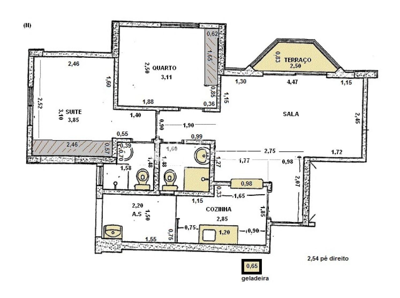 Apartamento, 2 quartos, 57 m² - Foto 1