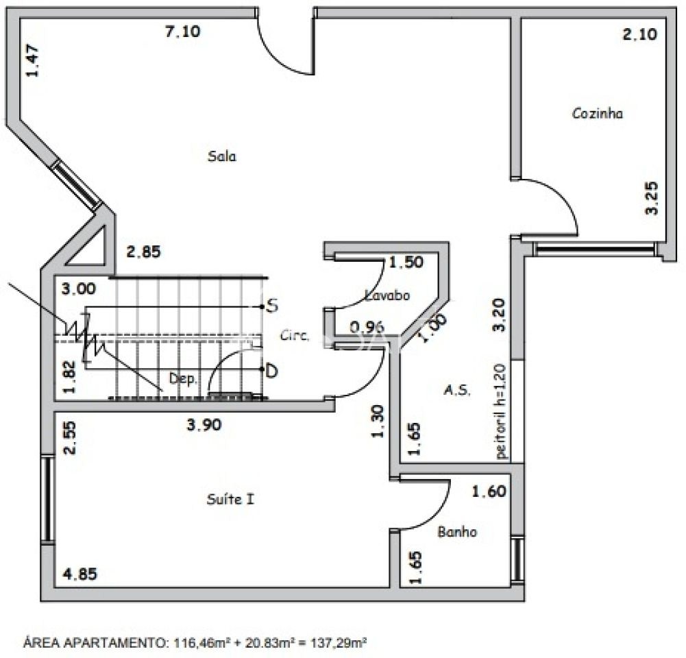 Cobertura, 3 quartos, 117 m² - Foto 6