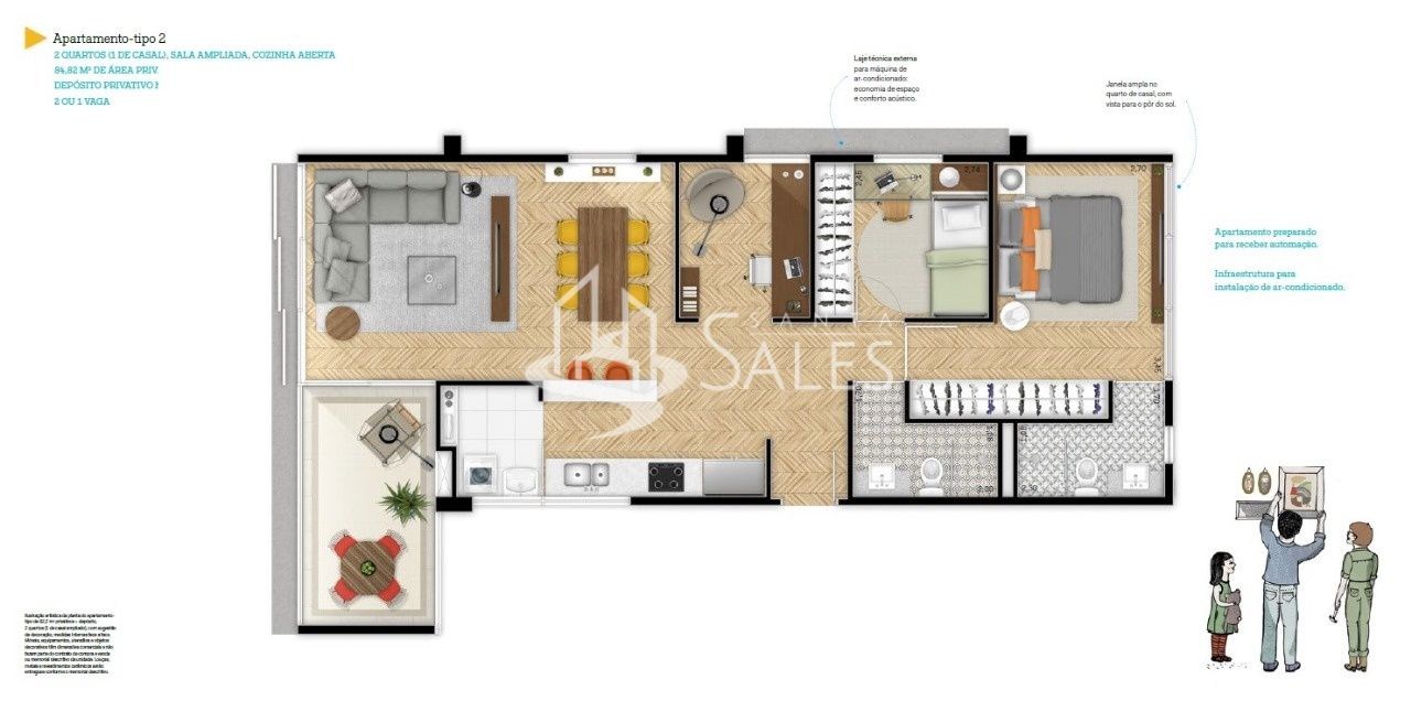 Apartamento, 2 quartos, 85 m² - Foto 11