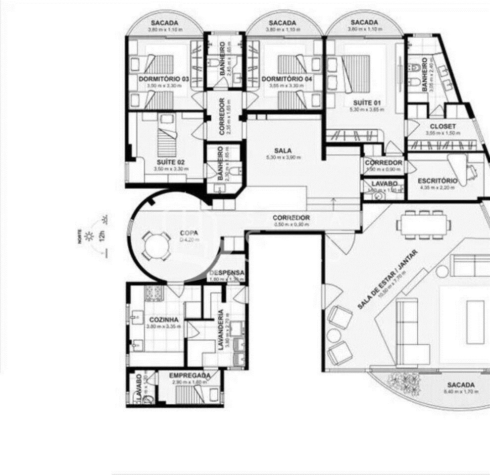 Apartamento, 4 quartos, 280 m² - Foto 23