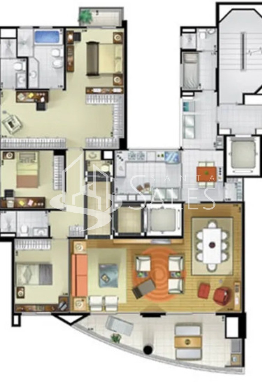 Apartamento, 3 quartos, 178 m² - Foto 32