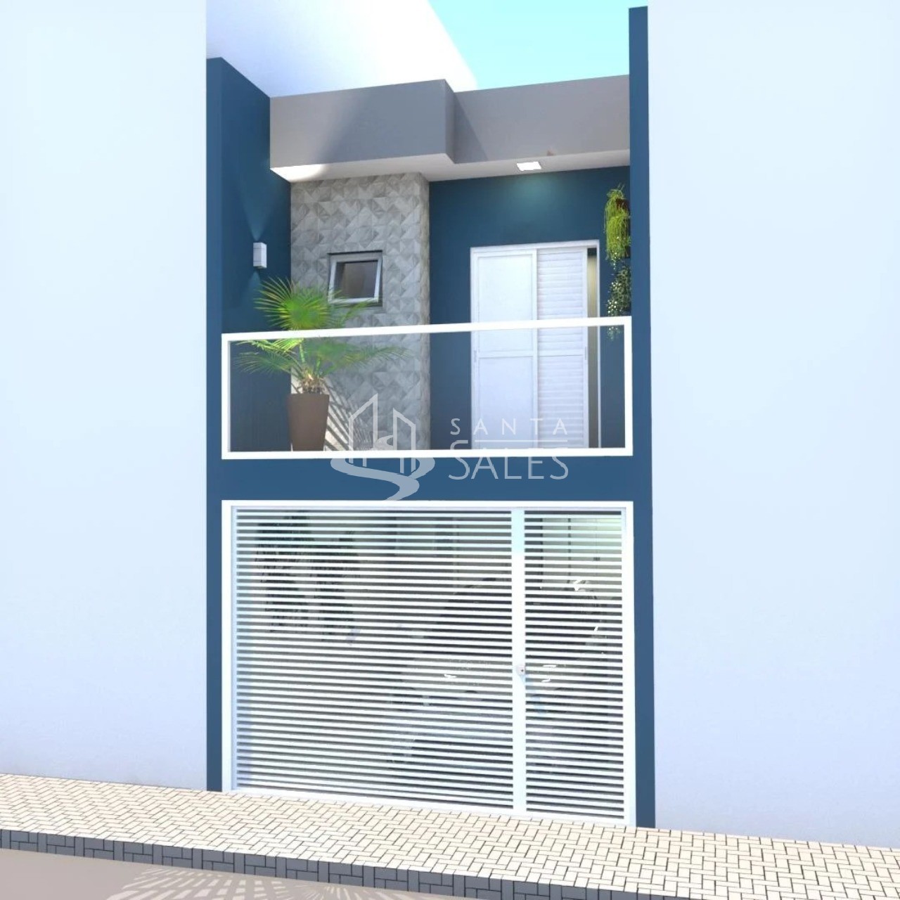 Sobrado, 3 quartos, 80 m² - Foto 1