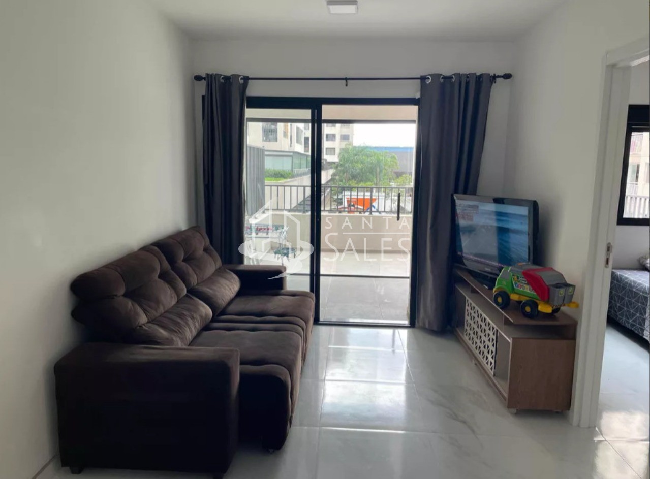 Apartamento à venda com 1 quarto, 58m² - Foto 1