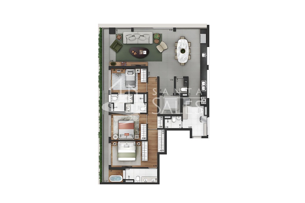 Apartamento, 3 quartos, 150 m² - Foto 16