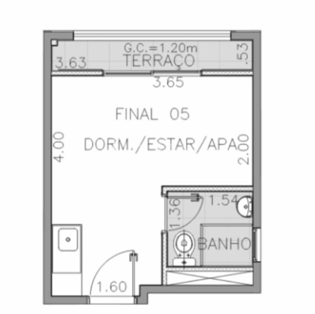 Kitnet-Studio, 19 m² - Foto 27
