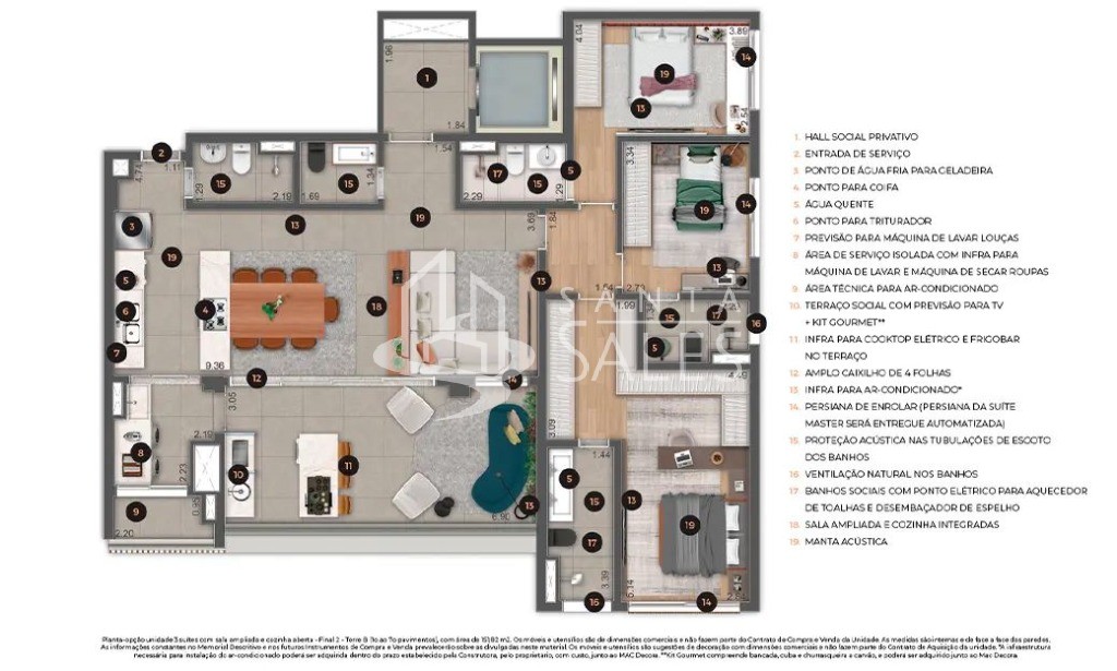 Apartamento, 3 quartos, 151 m² - Foto 31