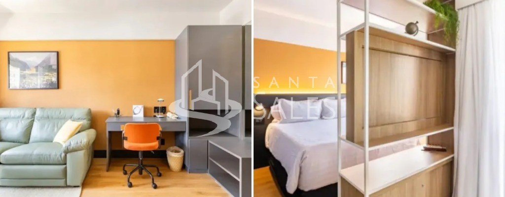 Flat/Apart Hotel, 1 quarto, 30 m² - Foto 2