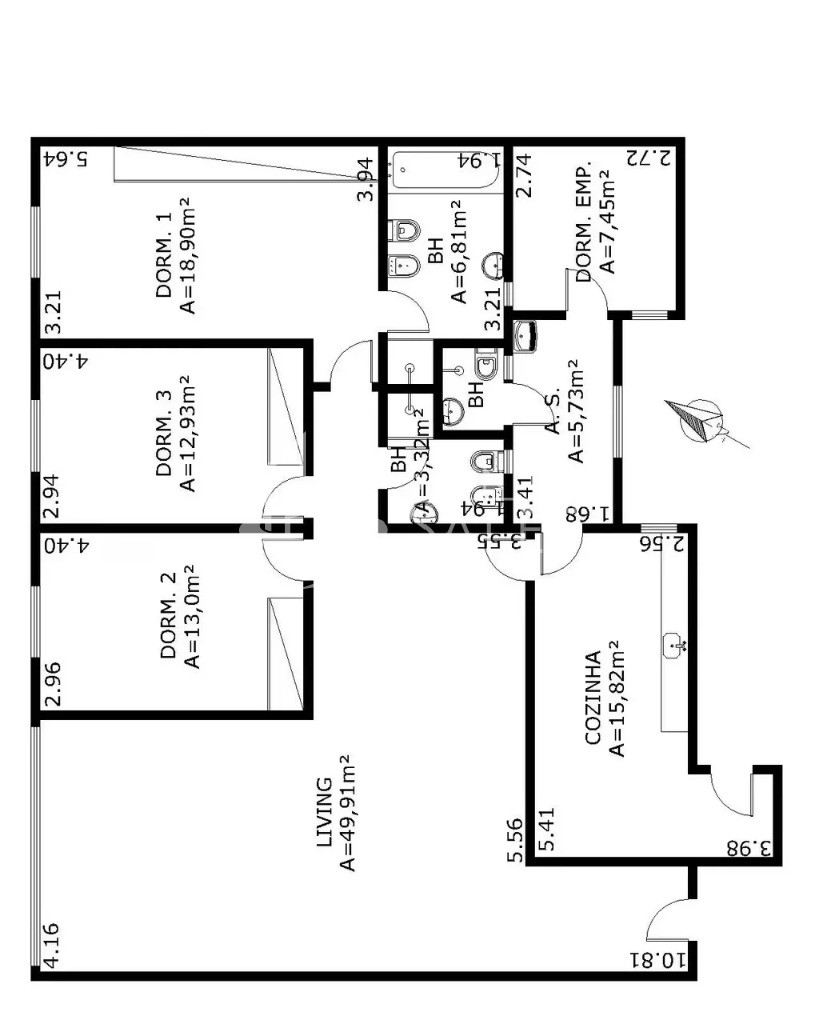 Apartamento, 3 quartos, 150 m² - Foto 7