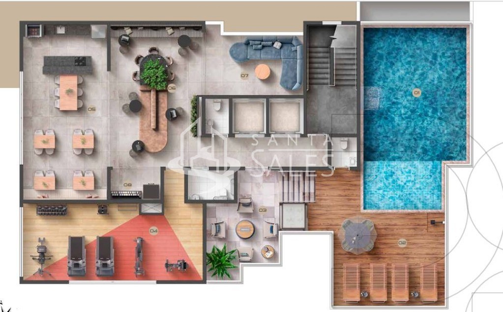 Apartamento, 2 quartos, 41 m² - Foto 2