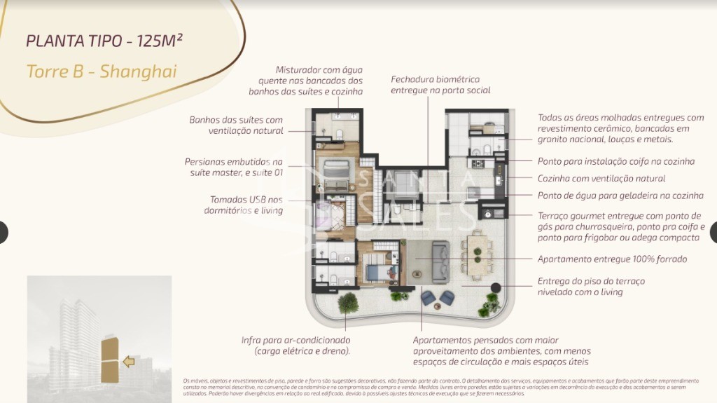 Apartamento, 3 quartos, 125 m² - Foto 6