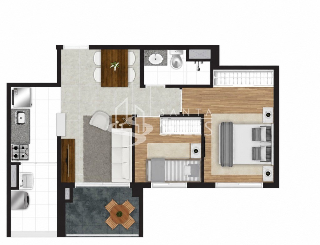 Apartamento, 2 quartos, 50 m² - Foto 8