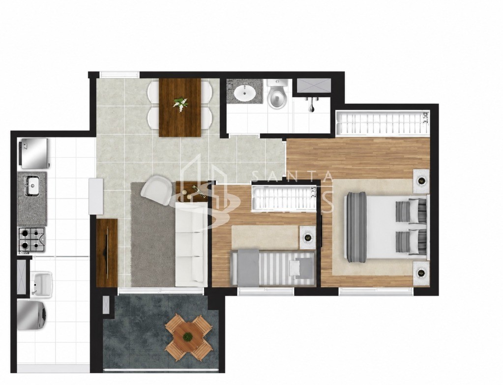 Apartamento, 2 quartos, 50 m² - Foto 18
