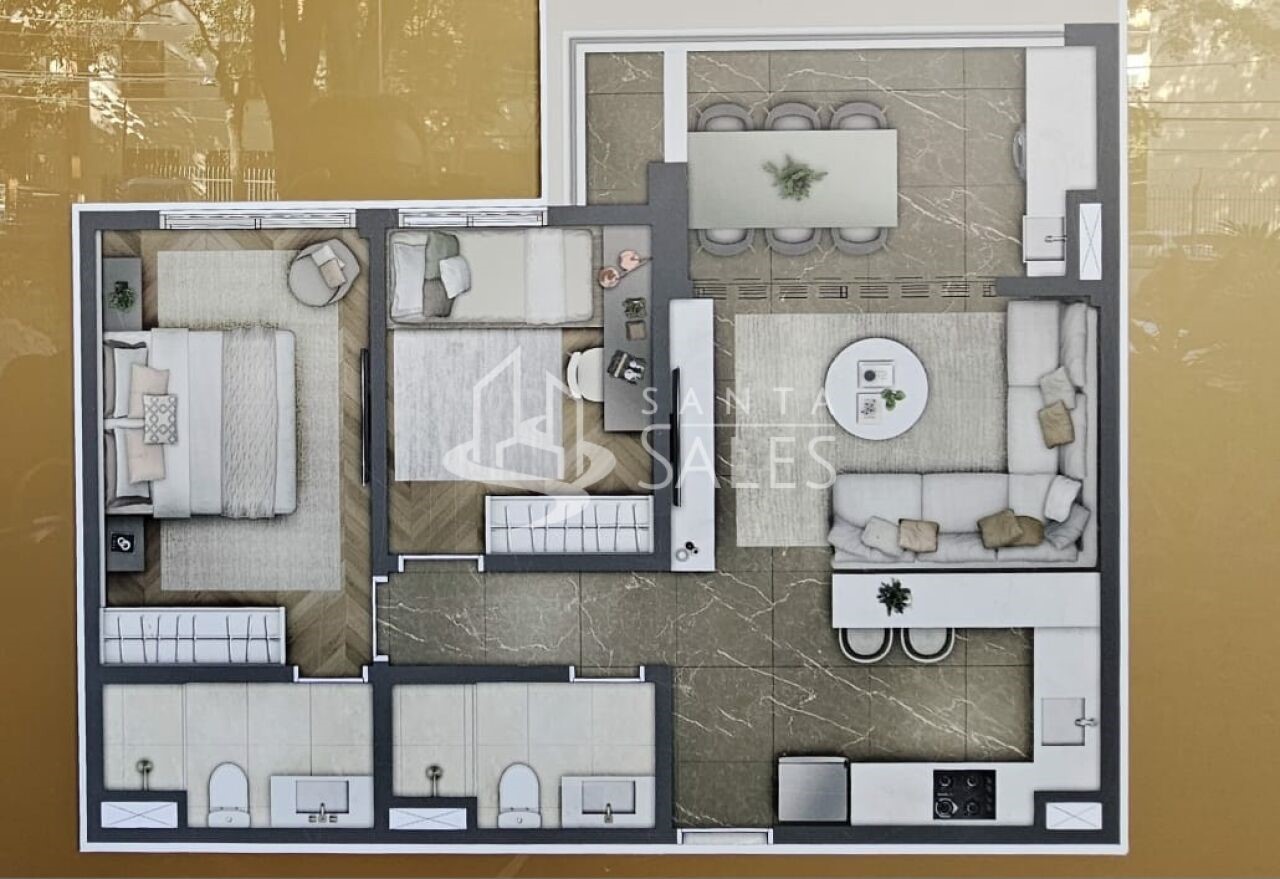 Apartamento, 2 quartos, 65 m² - Foto 23