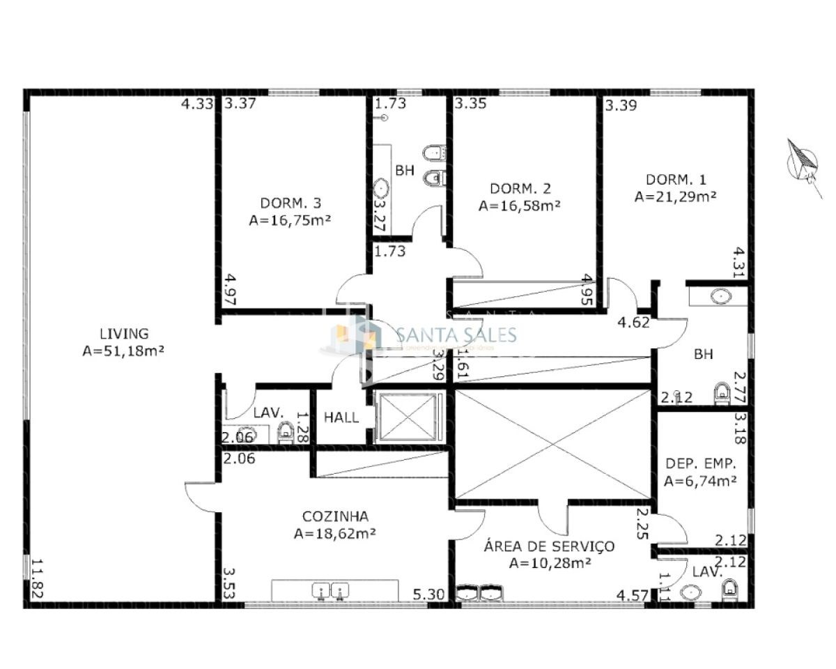 Apartamento, 3 quartos, 190 m² - Foto 12