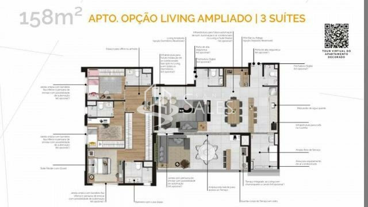 Apartamento, 3 quartos, 158 m² - Foto 21