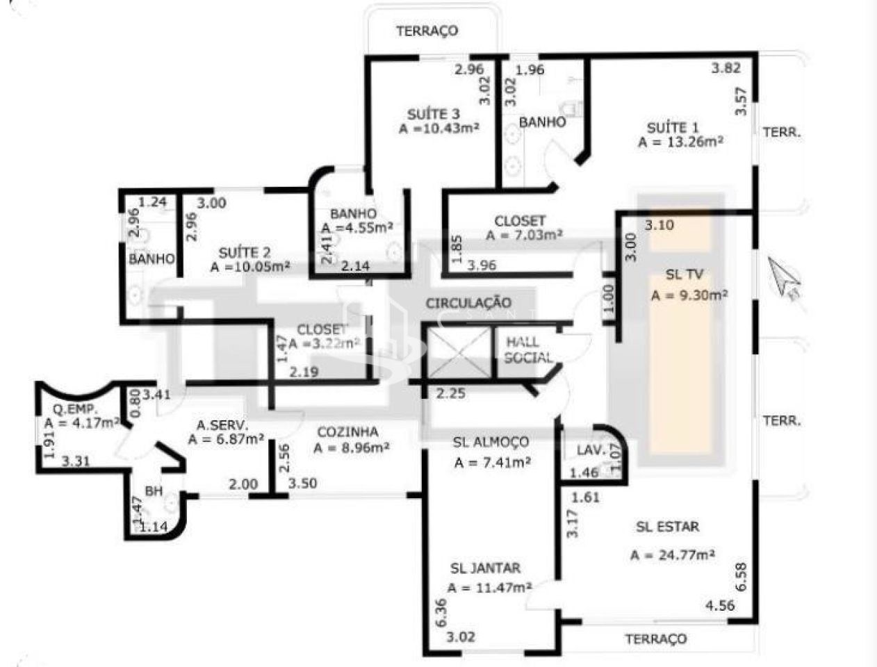 Apartamento, 4 quartos, 206 m² - Foto 21