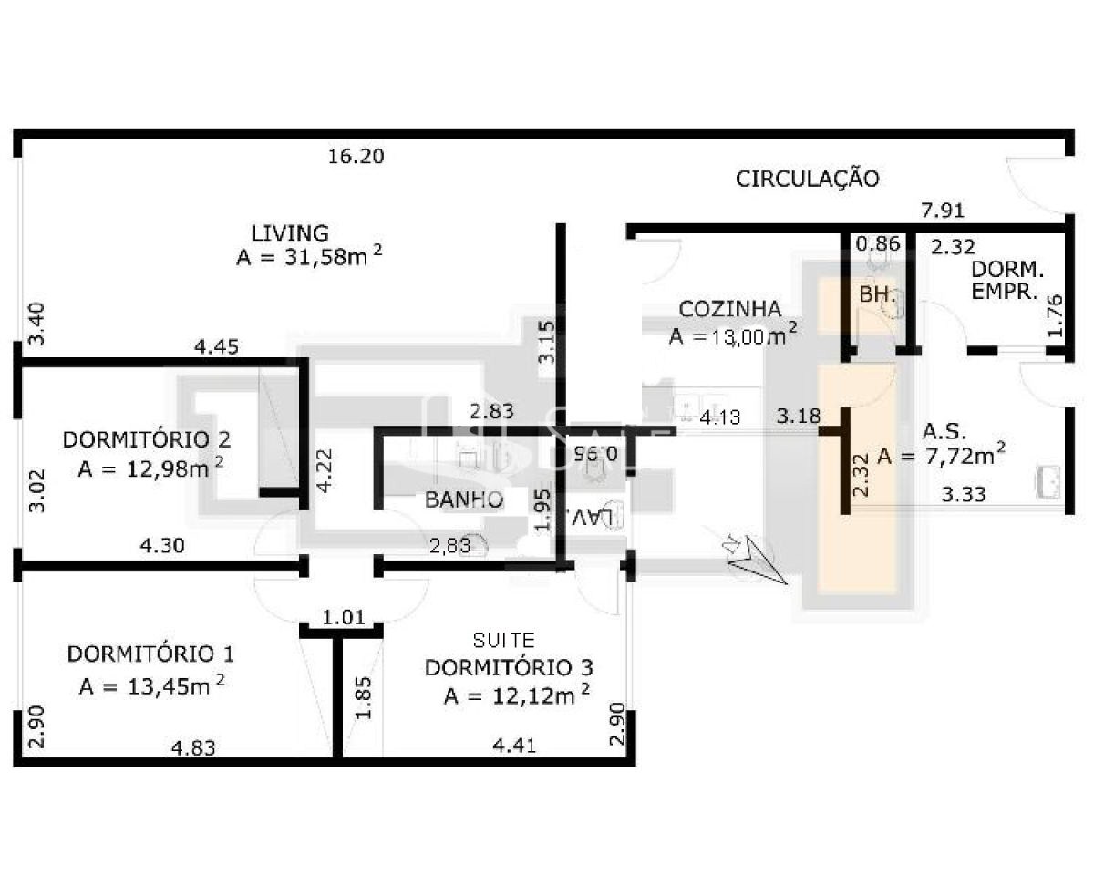 Apartamento, 3 quartos, 138 m² - Foto 5