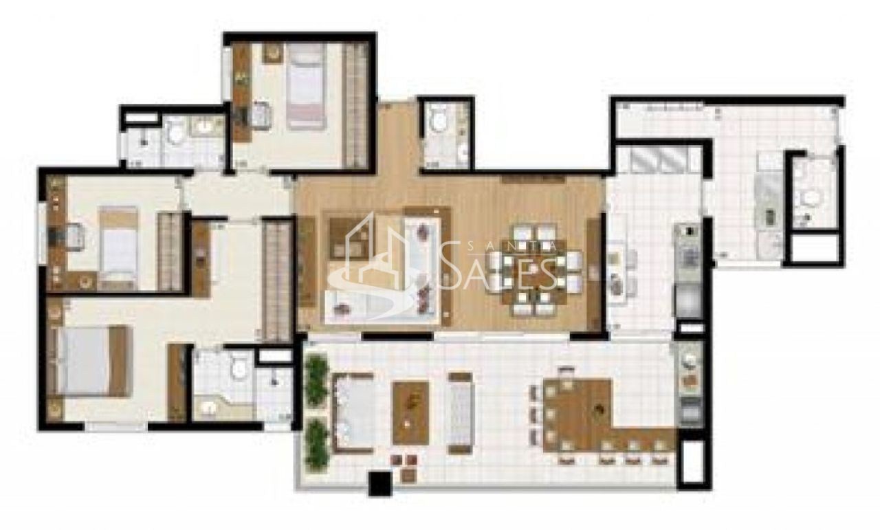 Apartamento, 3 quartos, 130 m² - Foto 28