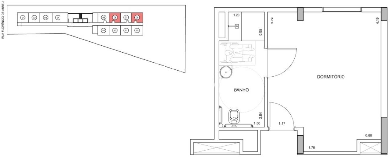 Apartamento, 1 quarto, 24 m² - Foto 121
