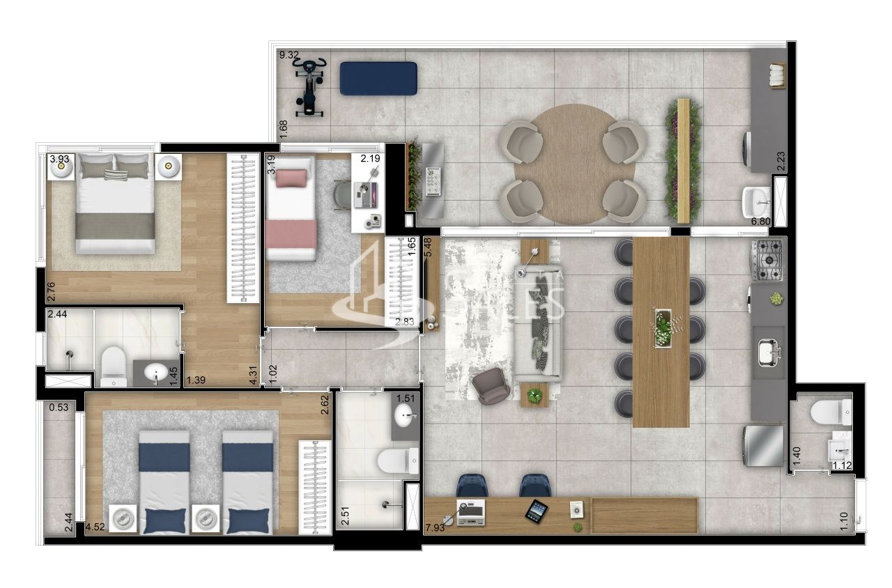 Apartamento, 3 quartos, 123 m² - Foto 31