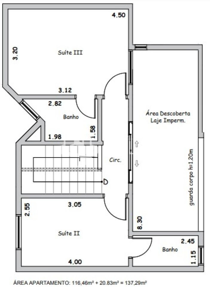 Cobertura, 3 quartos, 117 m² - Foto 7