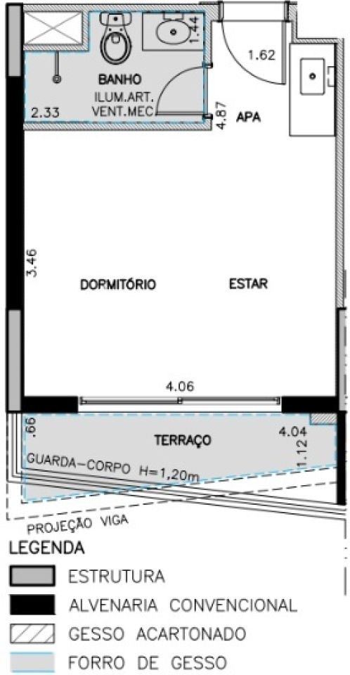 Apartamento, 1 quarto, 27 m² - Foto 11