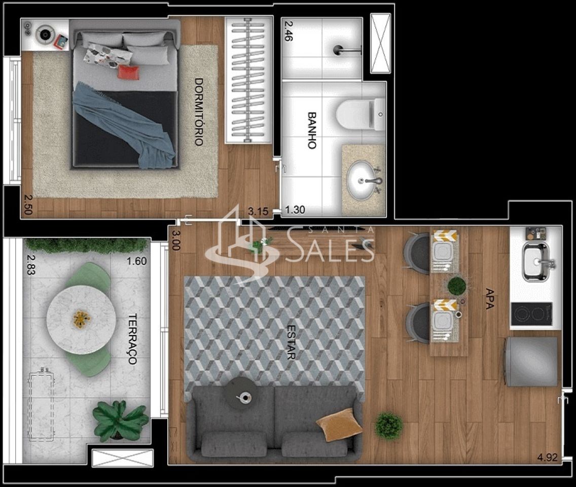 Apartamento à venda com 2 quartos, 62m² - Foto 11